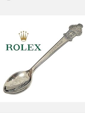 Rolex Bucherer Jewelers Vintage Lucerne, Switzerland SS Collectors Spoon
